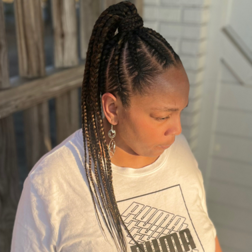 Braided Up Ponytail (Large) at Beux by Kierra Shanté in Pensacola, FL