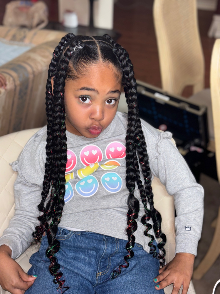 Kids Knotless Braids
