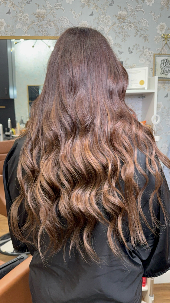 Tape-In Extensions Installation at Glow Studio by Shanez in Dearborn, MI