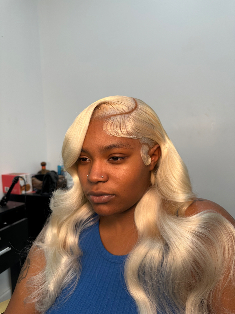 Frontal Wig Install(side or middle)