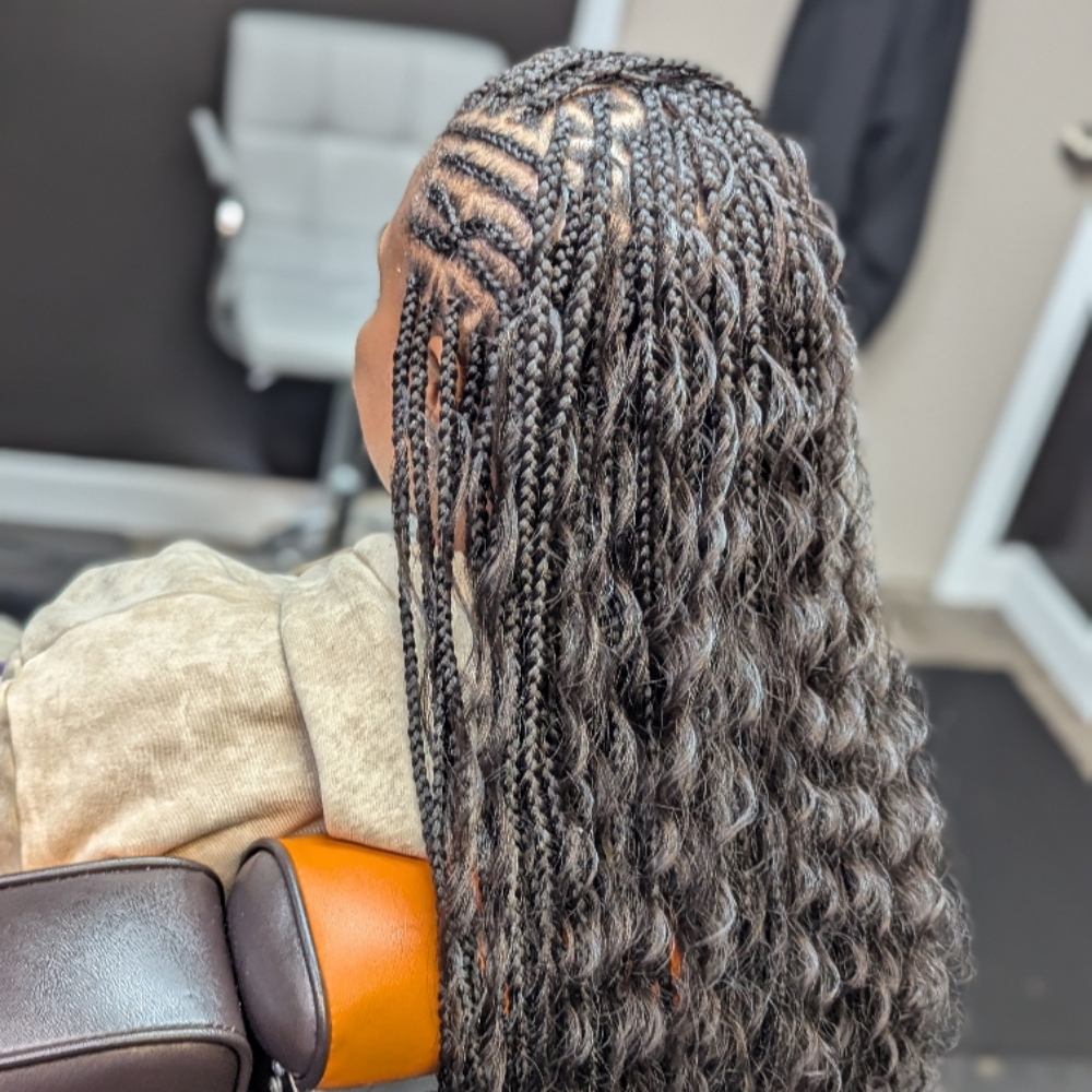 Feed-Ins With Knotless Boho at Stylo Sense LLC in Memphis, TN