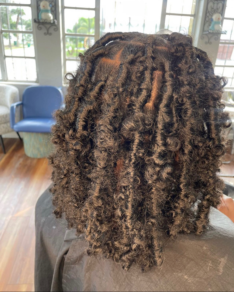 Butterfly Locs, medium parts short