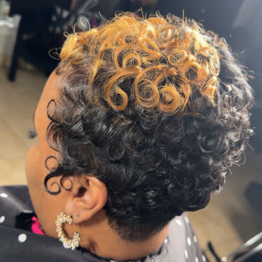 Sadacka Pixie Shampoo & Style at Sadacka Beauti Salon Spa in Mobile, AL