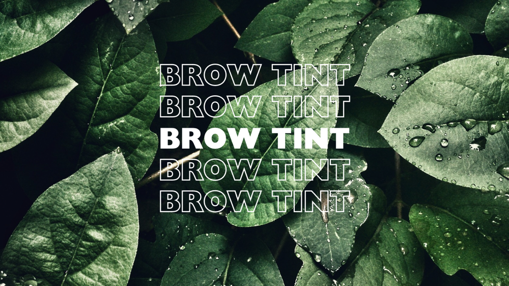 Brow Tint