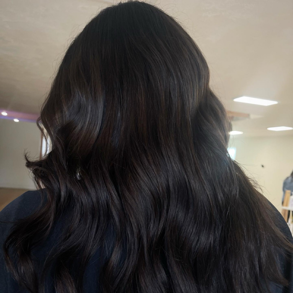 Custom All Over Color at Honey Hair Co in Portland, MI