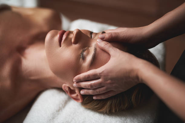 Luxury facial massage at DermaLuna Lux in West Palm Beach, FL