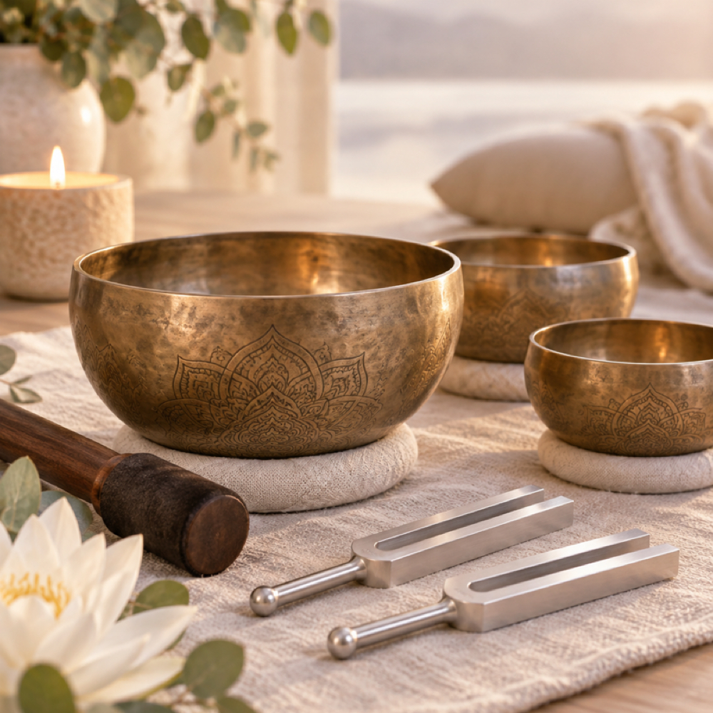 Reattuning The Body With Sound at Salt & Selenite Aesthetics & Massage in Lake Havasu City, AZ