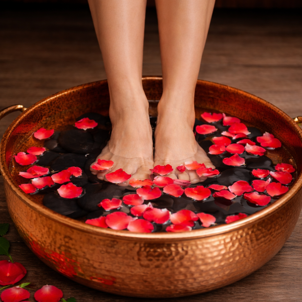 Detoxifying Foot Soak at Wildflower Wellness Spa in Paoli, PA
