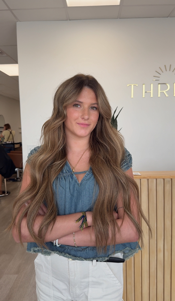 One row extension install at hair.by.kaydee in Pleasant Grove, UT