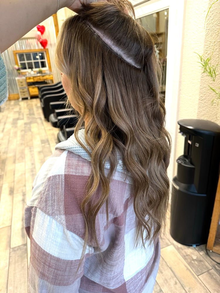 Hand Tied Extension Installation