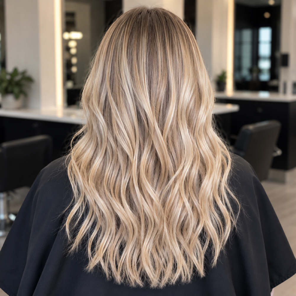 Partial highlight + Toner at Edit Hair Salon in Brentwood, TN
