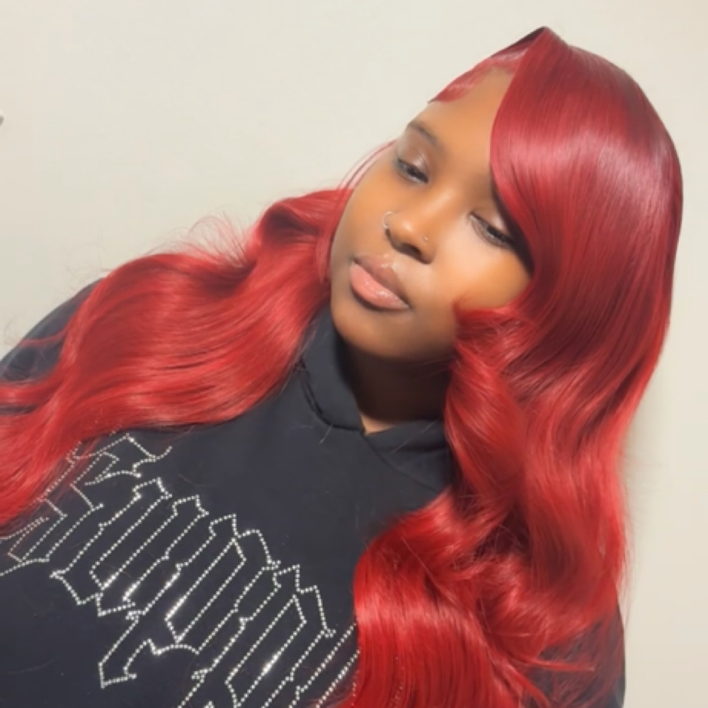 Wig Install at theIzExperience in Racine, WI
