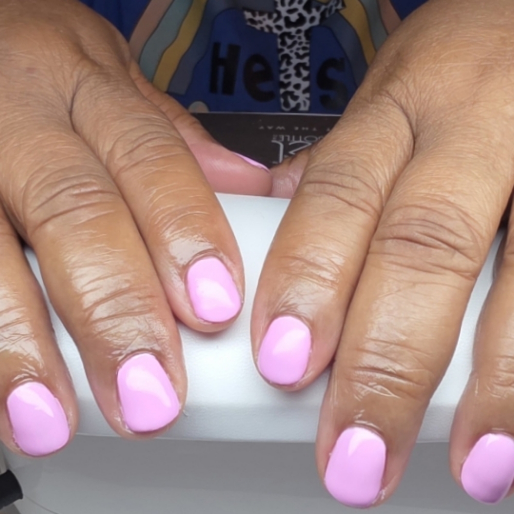 Builder Gel Overlay (BIAB) at Never Settle Nail Bar in Cordova, TN