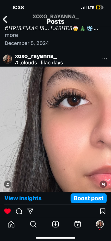 Classic lash extentions