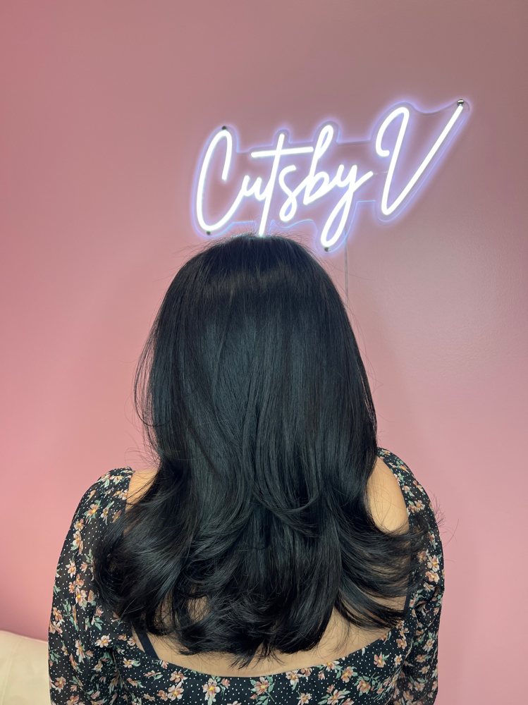 Womens Haircut + Basic Blowout