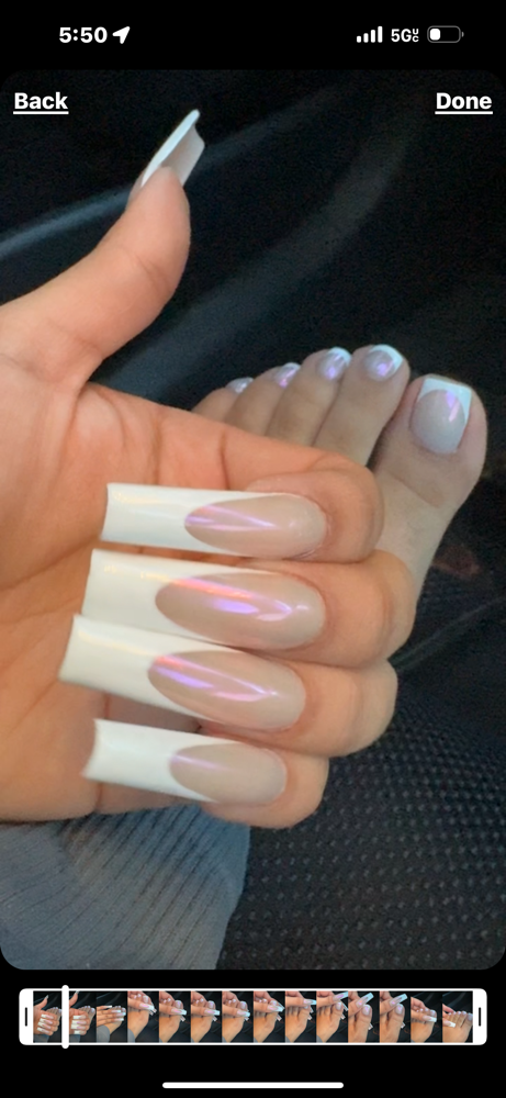 Chrome Base French Hands/toes ADDON