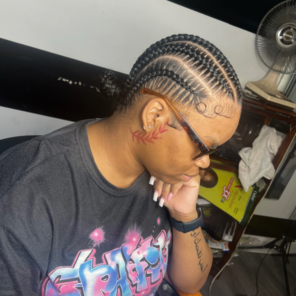 5-6 Stitch Braids at Cozy Braids in SOUTHAVEN, MS