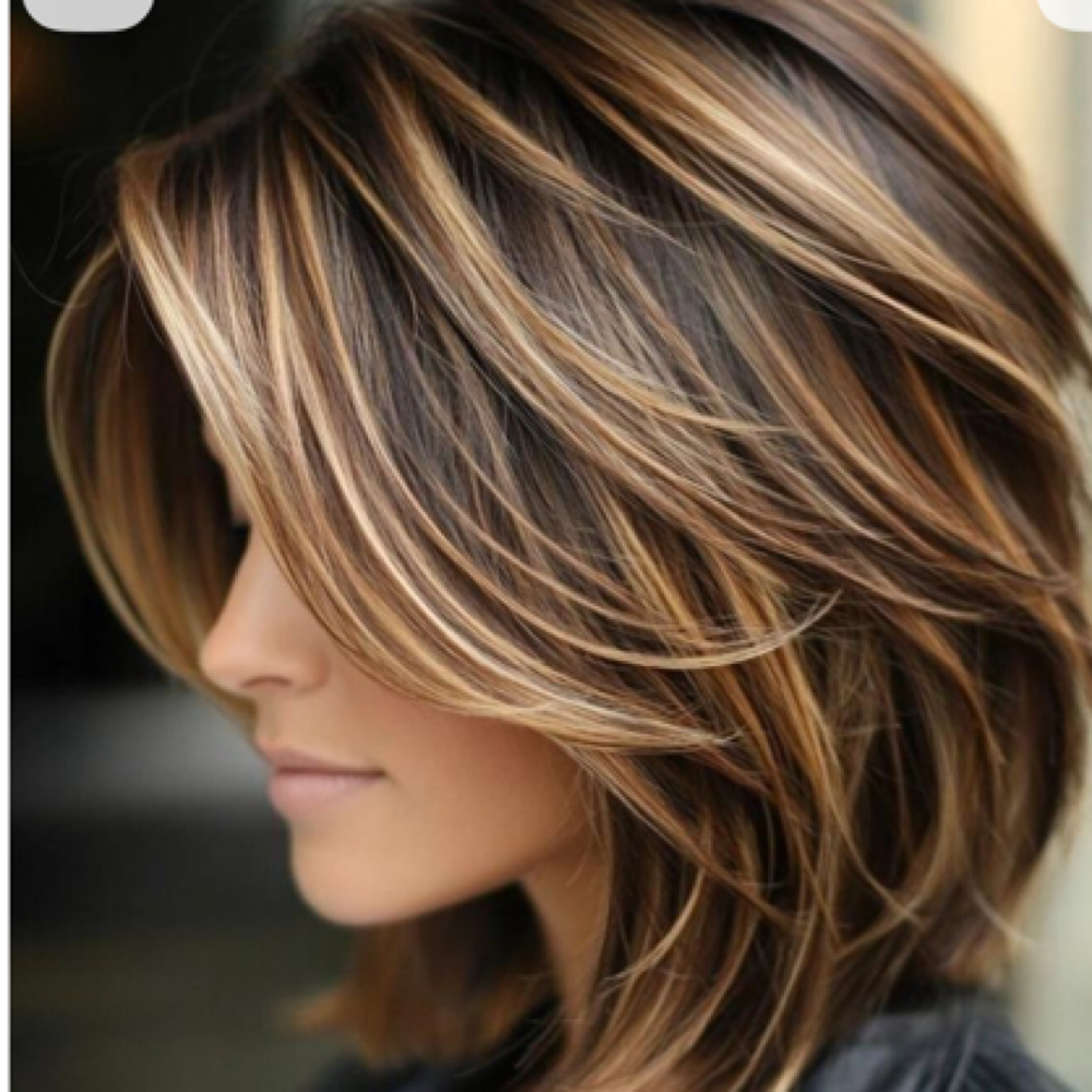Partial Highlights with Haircut at ALL About Tangles in Colorado Springs, CO