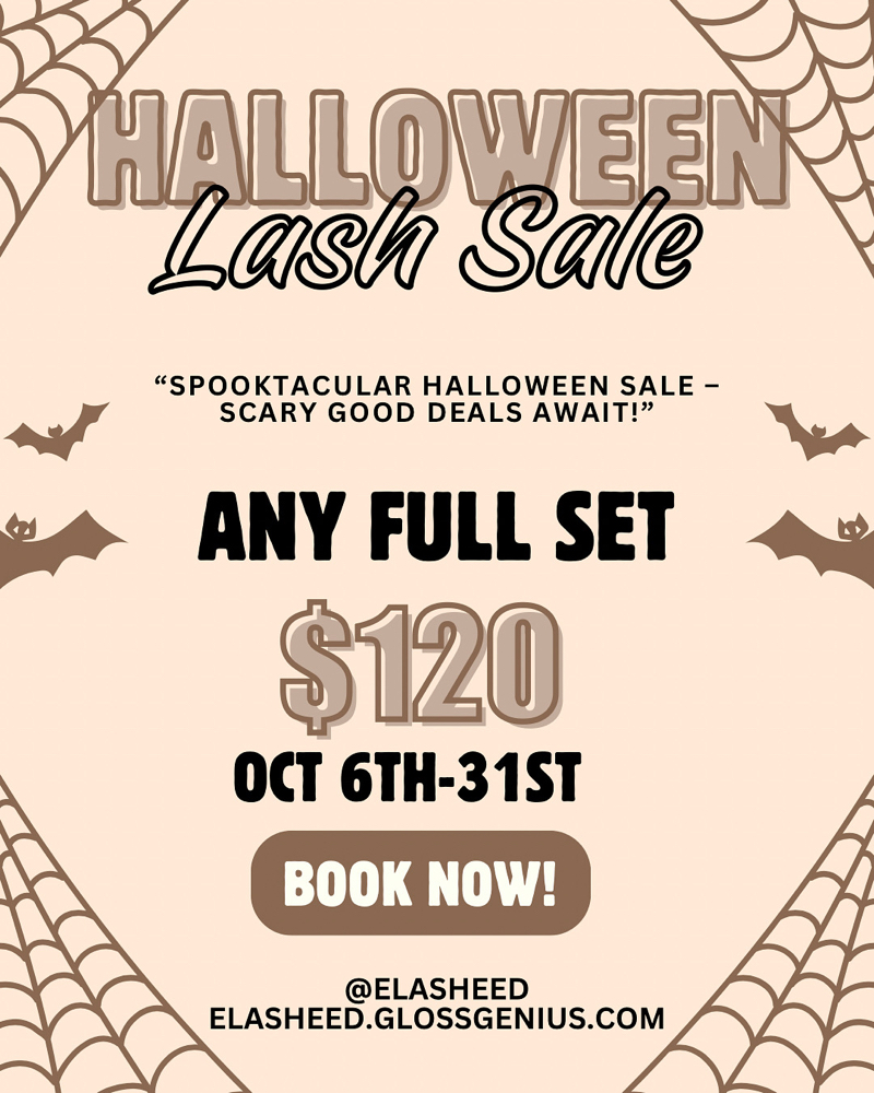 Spooky Lash Sale