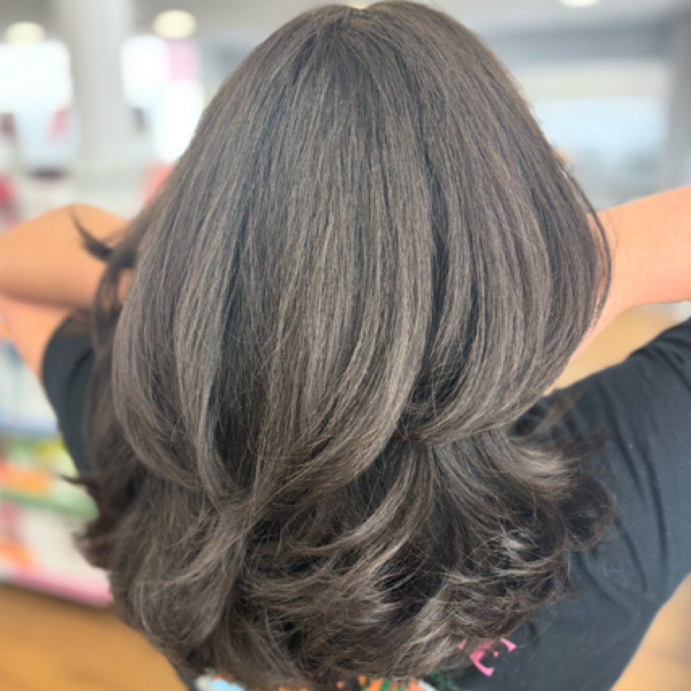 Volumizing Blowout Style at Ivory Salon & Spa in Billings, MT