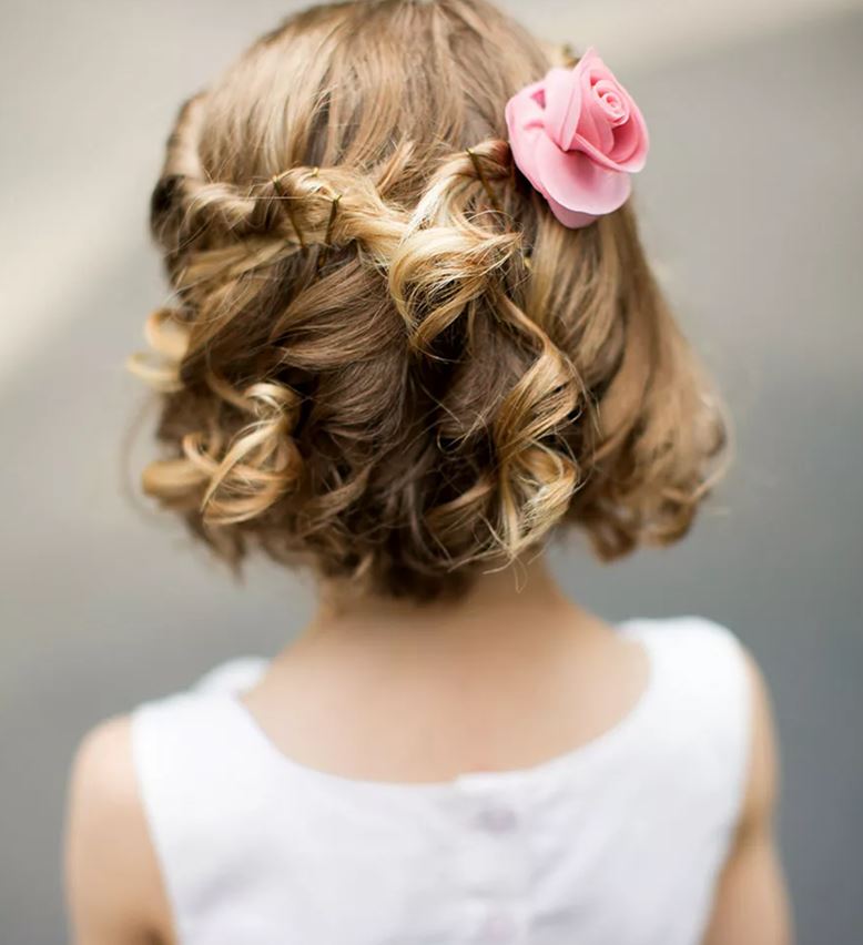 Flower Girl Hairstyling