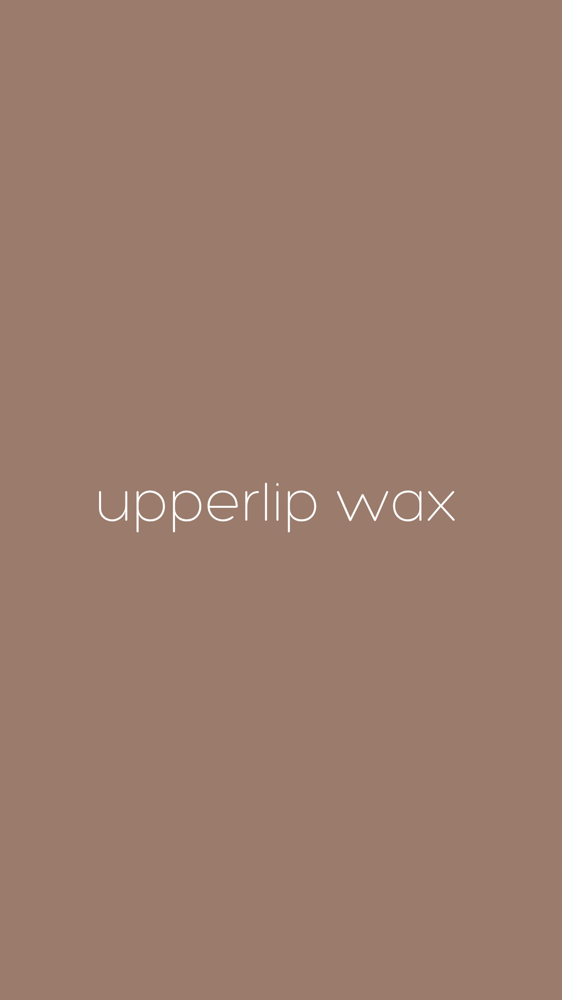 Upperlip Wax