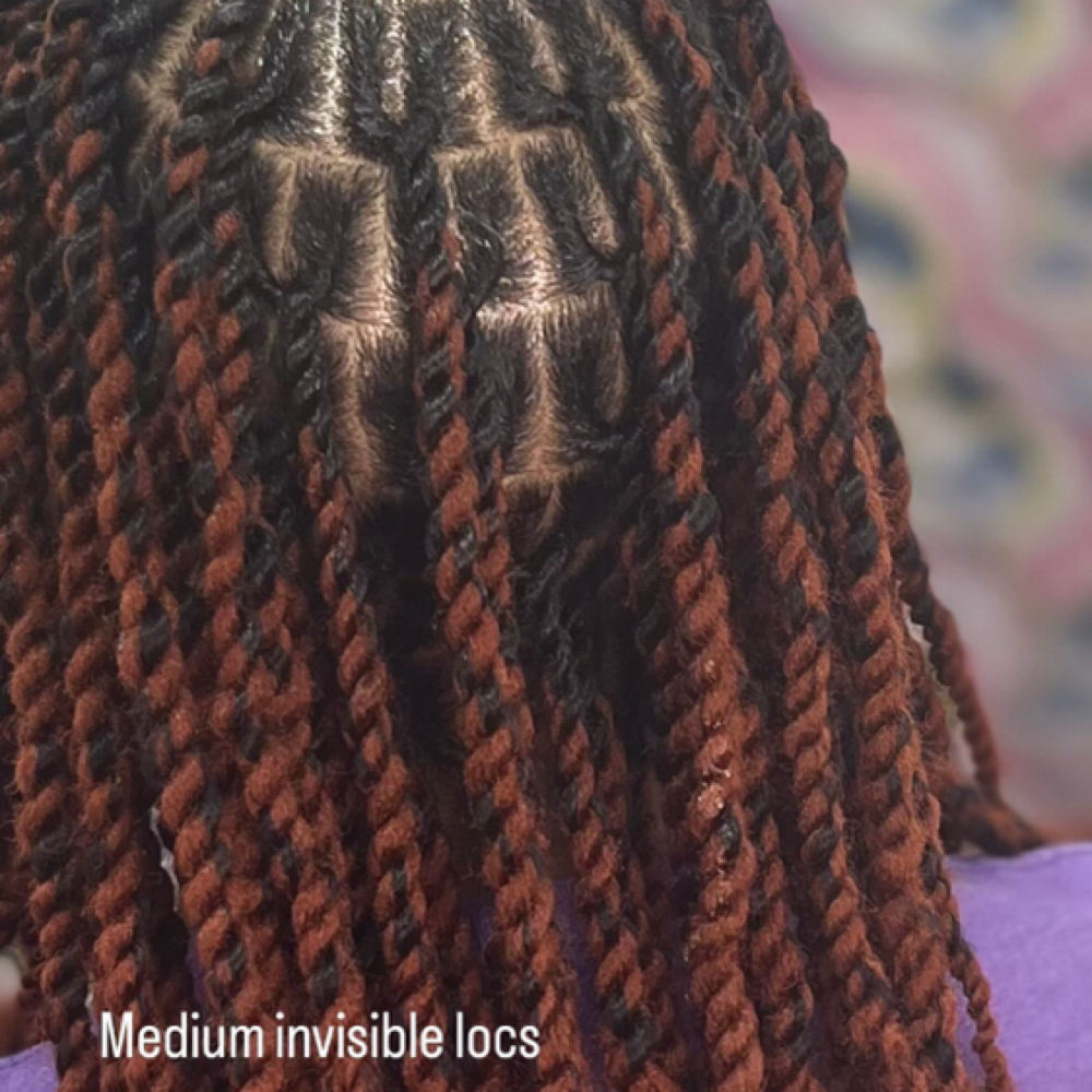 Medium Invisible Loc Bob at Braids By Nasia in Tempe, AZ