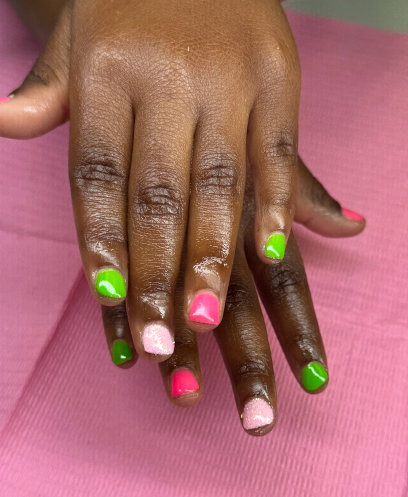 Kids Gel Polish On Natural Nails