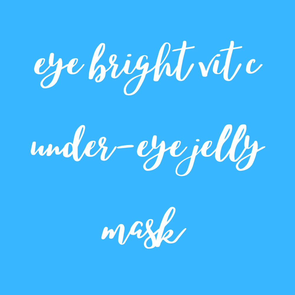 Eye Bright VitC Under-EyeJelly Mask