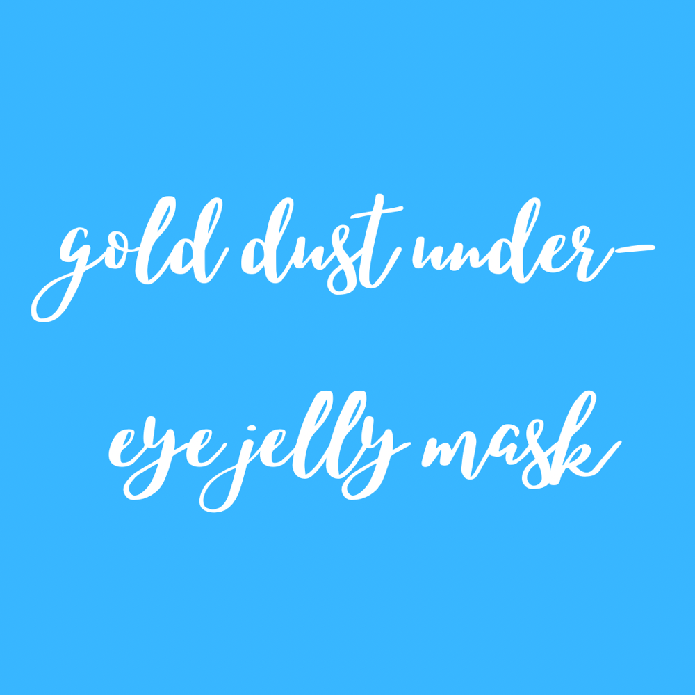 Gold Dust Under Eye Jelly Mask