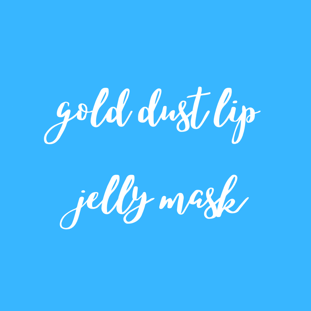 Gold Dust Lip Jelly Mask
