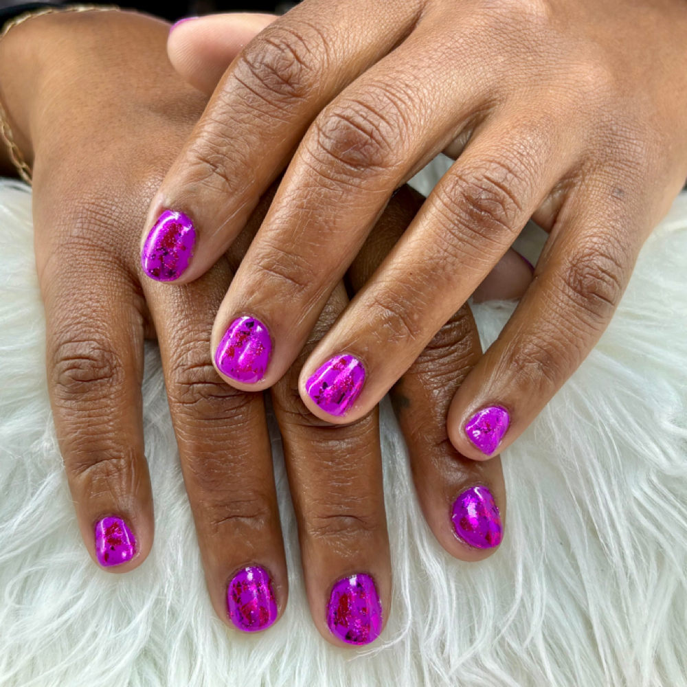 Structrued Gel Mani at NailNirvana in Tacoma, WA