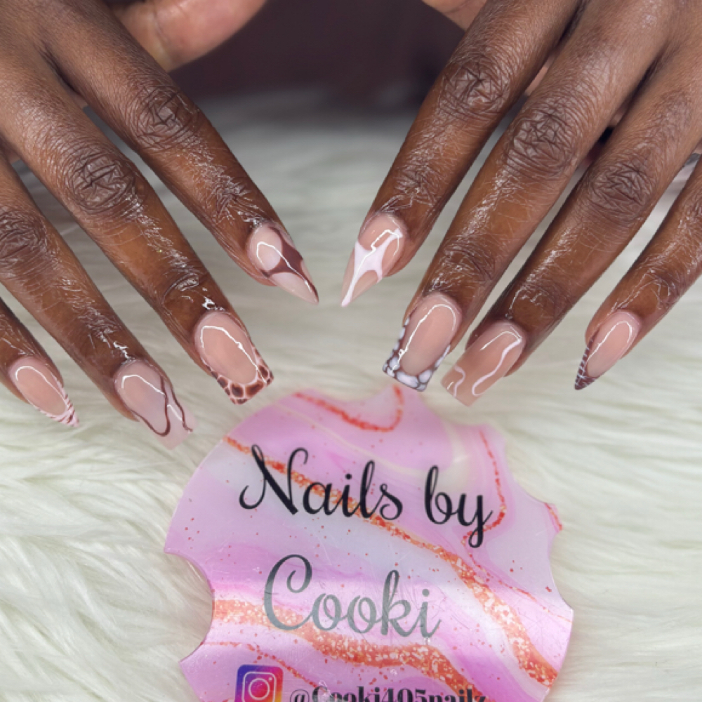 Long💅🏾 at Cooki405Nailz in Oklahoma City, OK