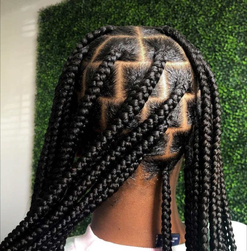 Large Boxbraids W/hair at To Be Crowned By Nina Lynn in Emmaus, PA