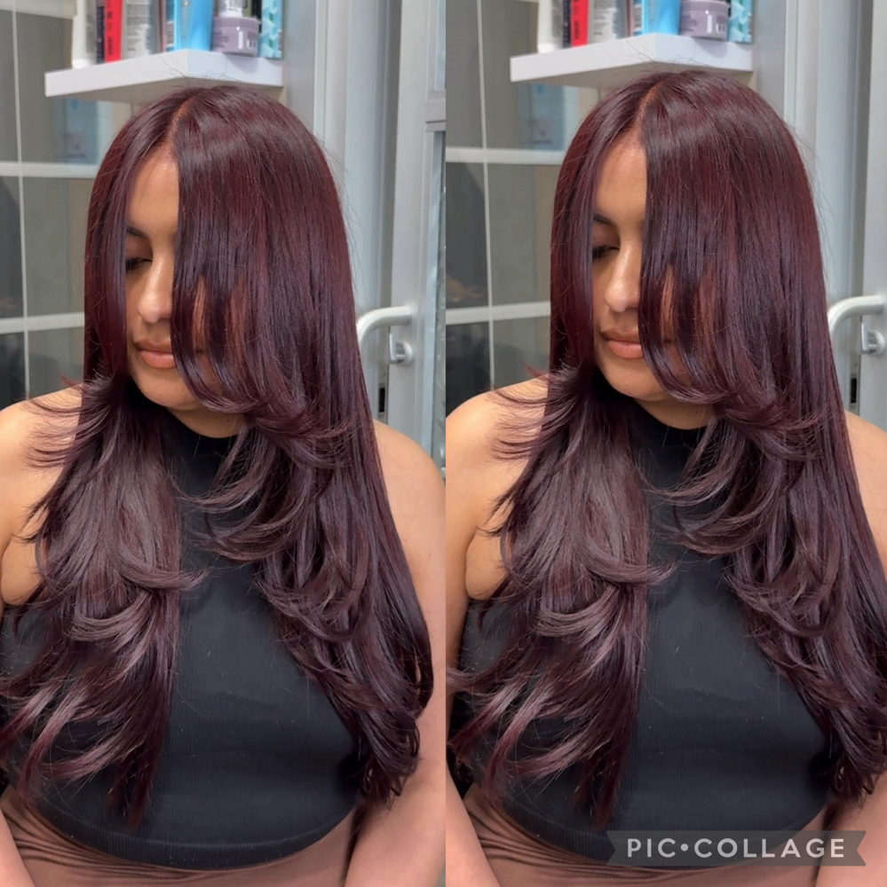 ONE SOLID COLOR at Hairbymarilyn in Lakewood, CA