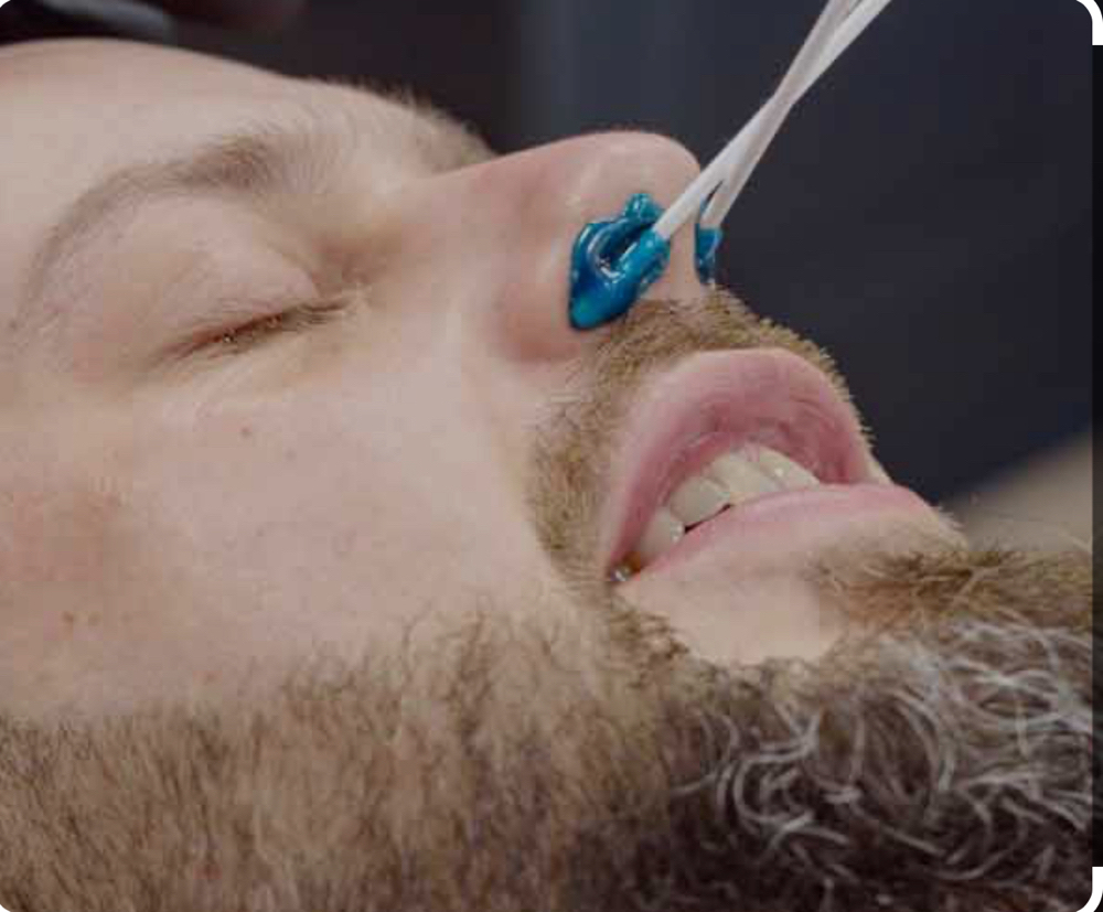 Male Nose Waxing