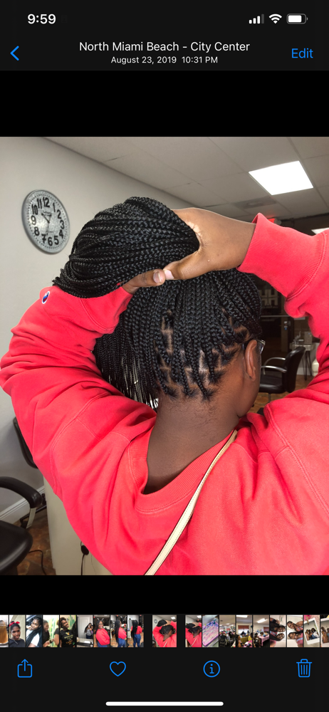 Medium Box Braids