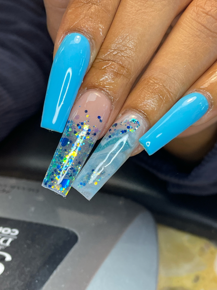 Ex. Long All Acrylic Designs