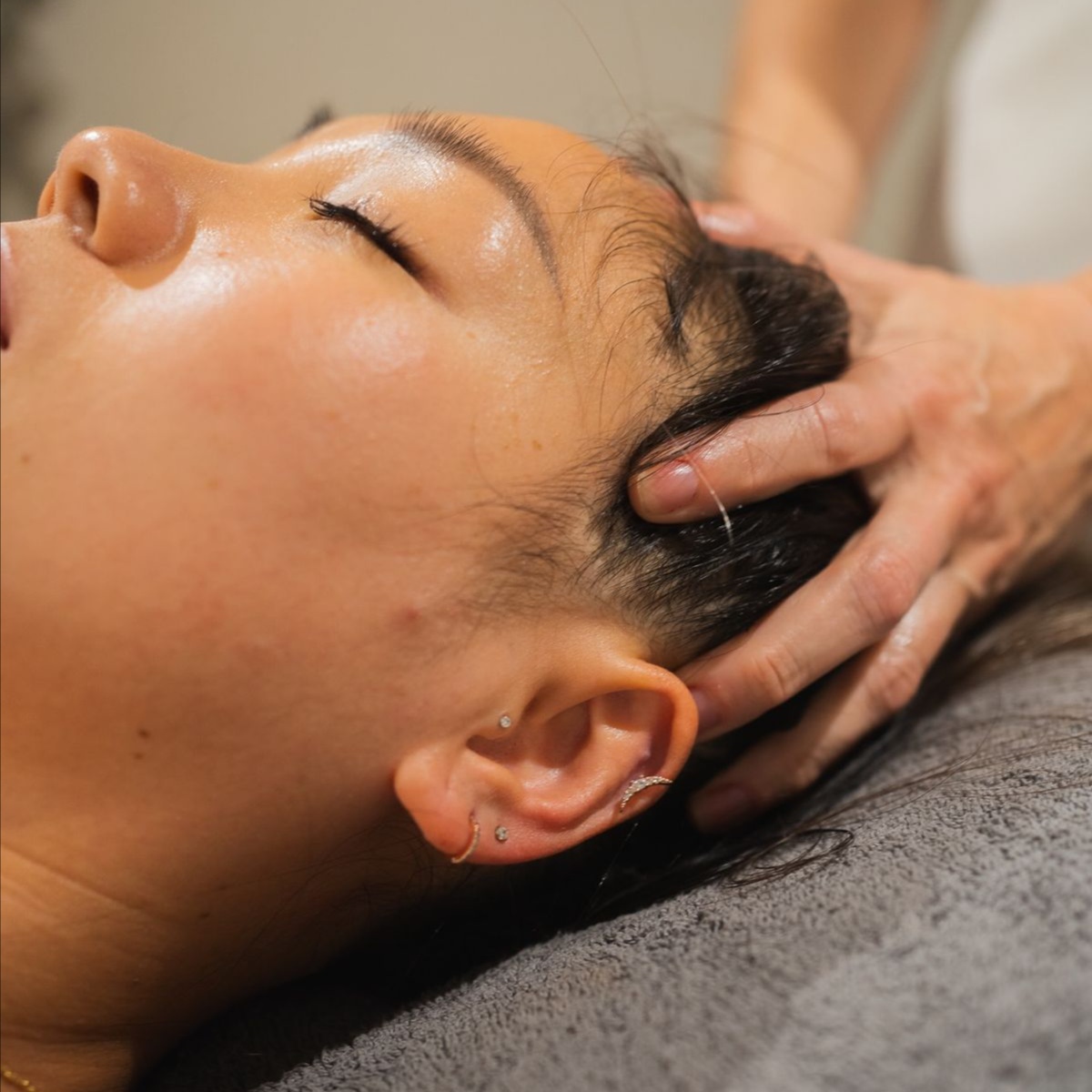 Scalp Oil Massage Add-On at Golden Root Esthetics in Johnson, TN