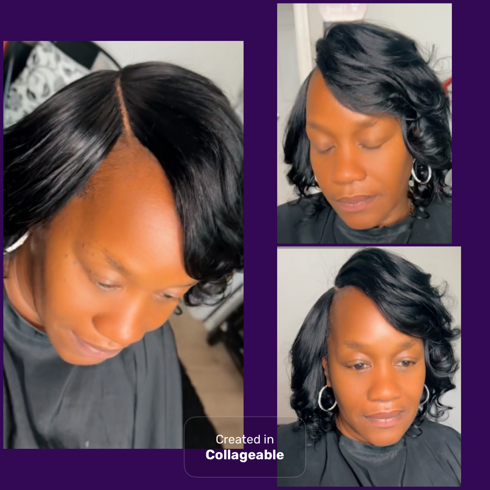 Invisible Part Quick Weave