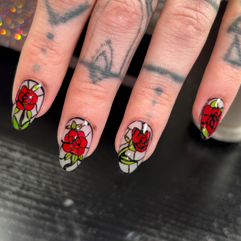 Builder gel at Vibe Salon in Reno, NV