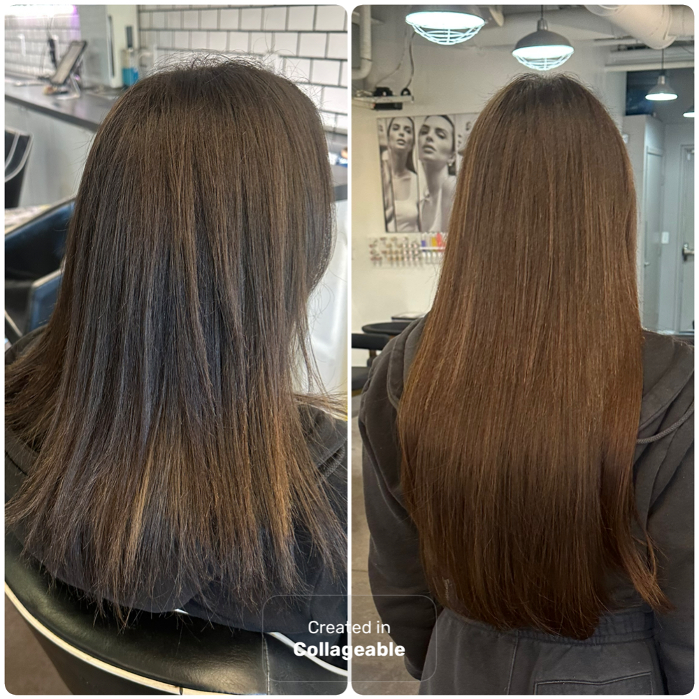 Tape-In Extension Install at Hair by Emma in fairview, TN
