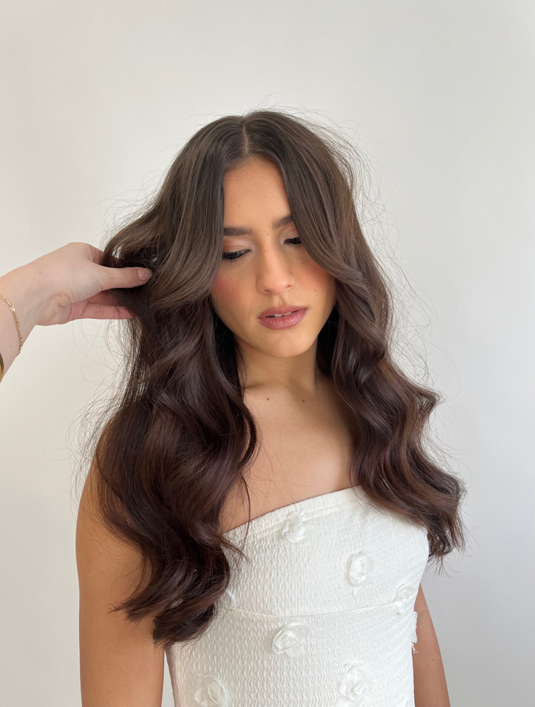 Bridal hair- curls
