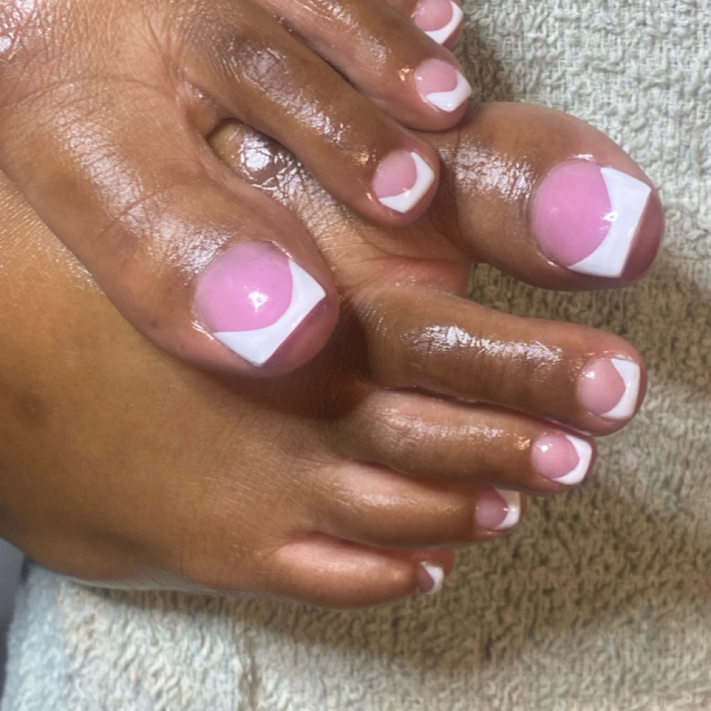Acrylic Toe Peddy at Lashes By Lala LLC in Opelousas, LA