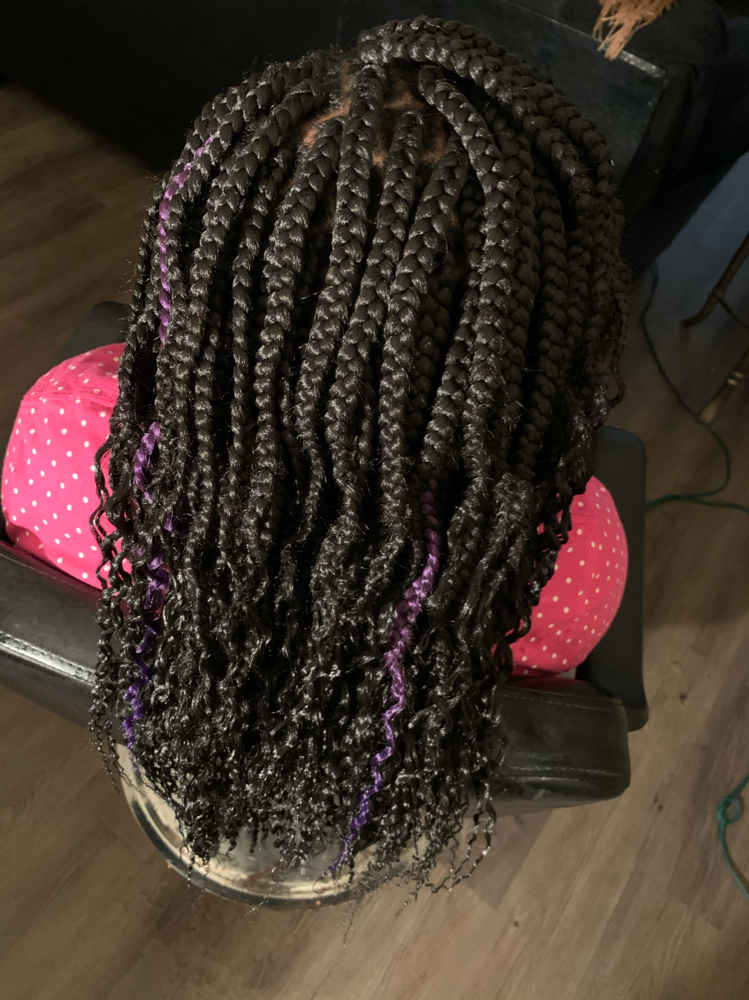 Medium Kids Box Braids (ages 7-10)