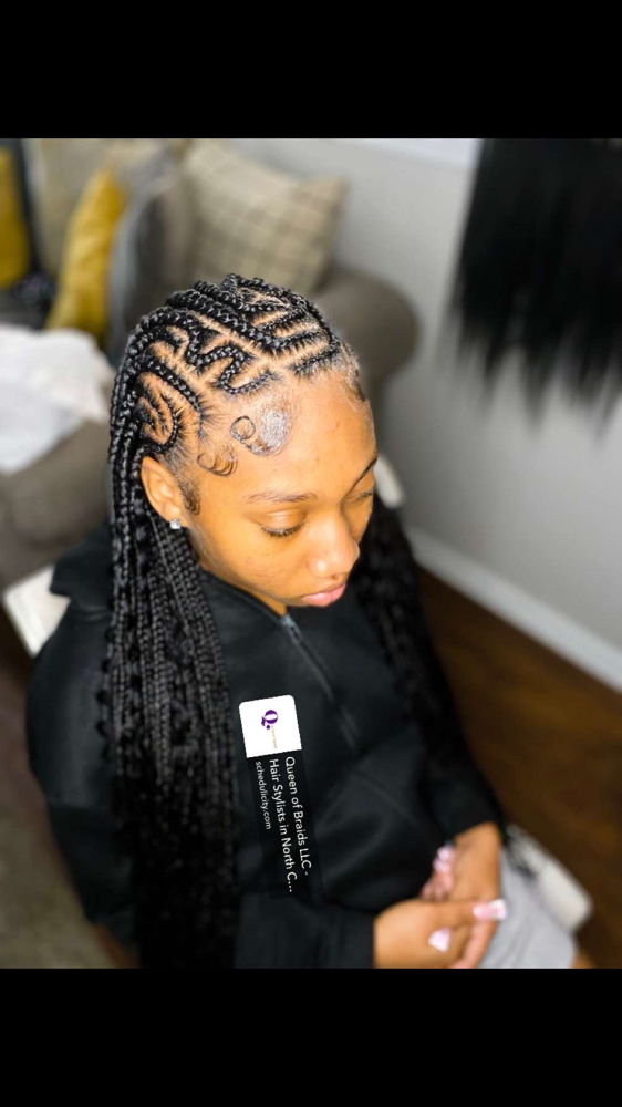 Kids (9-11) Fulani Braids