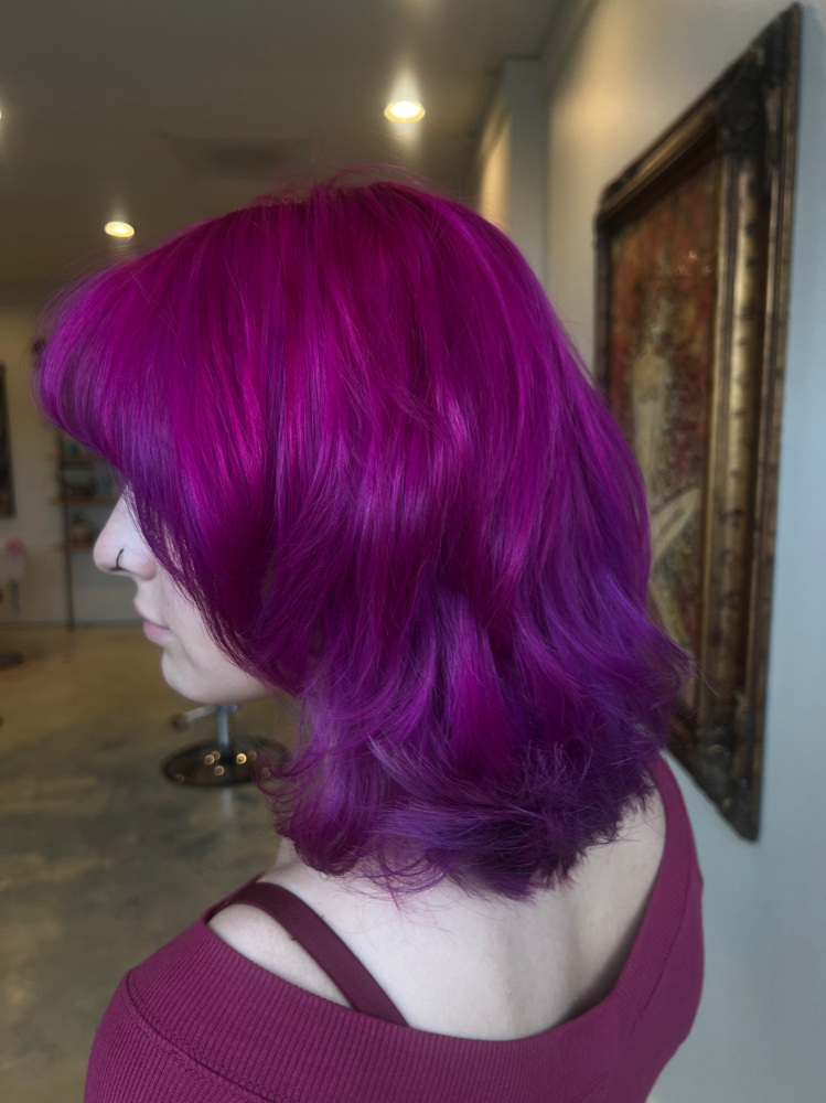 Vivid Fantasy Hair Color