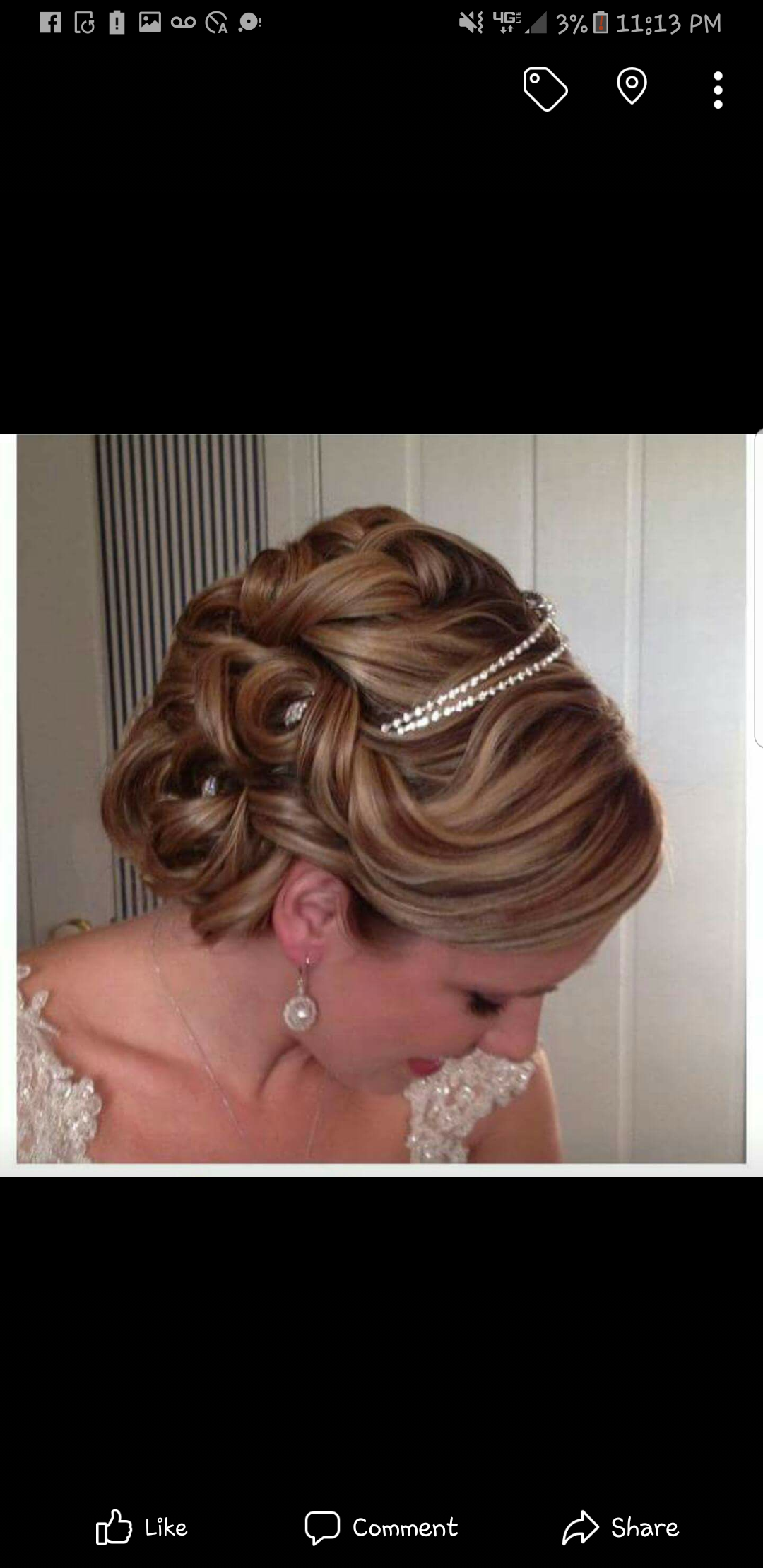 Bridal Style Updo/Half Up Styles