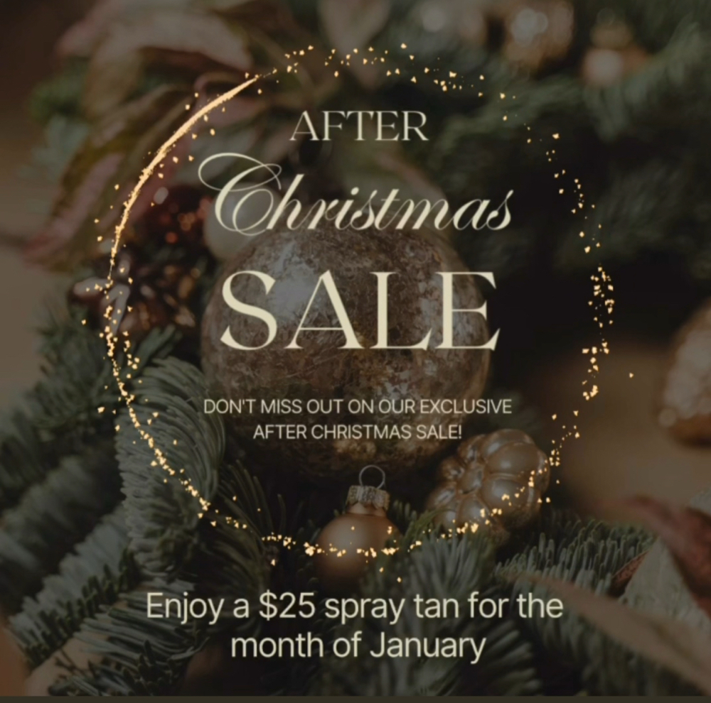 $25 Christmas Spray Tan Special