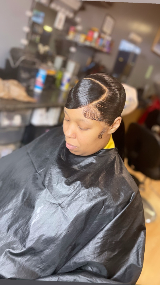 frontal ponytail